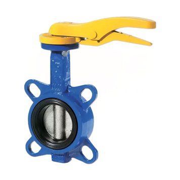 J9.101200G16C Задвижка BUTTERFLY GAS (желтая ручка) GGG-400-15 (высокопрочный чугун) EPDM -10/+120&deg;C DN200 Brandoni SpA 89913 фото