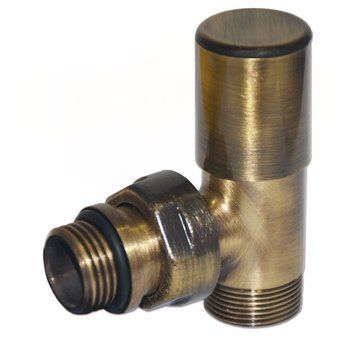 V150111M Кран радіаторний кутовий BRUSH BRONZE &Oslash;1/2&Prime; х 24-19 COMPACT Carlo Poletti Srl 110344 фото