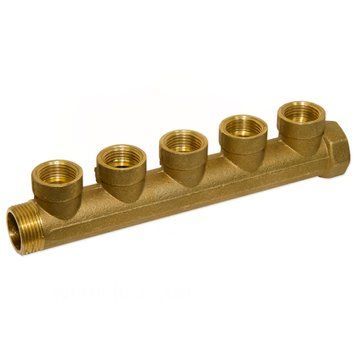 2250060400 Колектор &Oslash;1&Prime; х 5 х 1/2&Prime; ВР латунь I=36 мм BIANCHI F.LLI S.P.A. 84035 фото