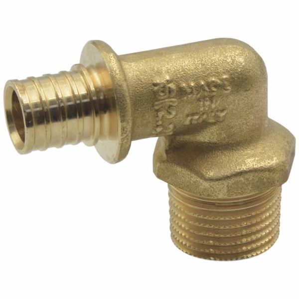 340021H041622A Колено с внешней резьбой &Oslash;16 x 1/2&Prime; ЗР (натяжная гильза) GENERAL FITTINGS 66242 фото