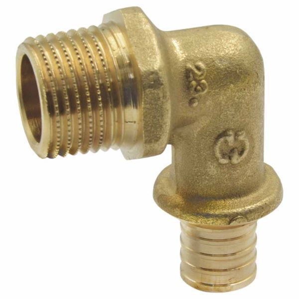340021H041622A Колено с внешней резьбой &Oslash;16 x 1/2&Prime; ЗР (натяжная гильза) GENERAL FITTINGS 66242 фото