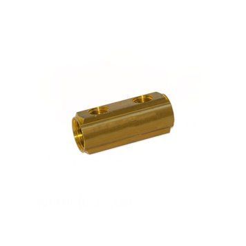252A060400 Колектор &Oslash;1&Prime; х 2 х 1/2&Prime; ВР латунь з отвором для ПВ 3/8&Prime; I=50 мм BIANCHI 84284 фото