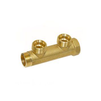 202E05050A Коллектор &Oslash;3/4&Prime; х 2 х 3/4&Prime; ЗР латунь ADZ brass I=50 мм BIANCHI F.LLI SPA 84016 фото