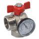 422H00060F Кран коллектора с угловым термометром &Oslash;1&Prime; ВЗ (red/красный) BIANCHI F.LLI SPA 84764 фото 3