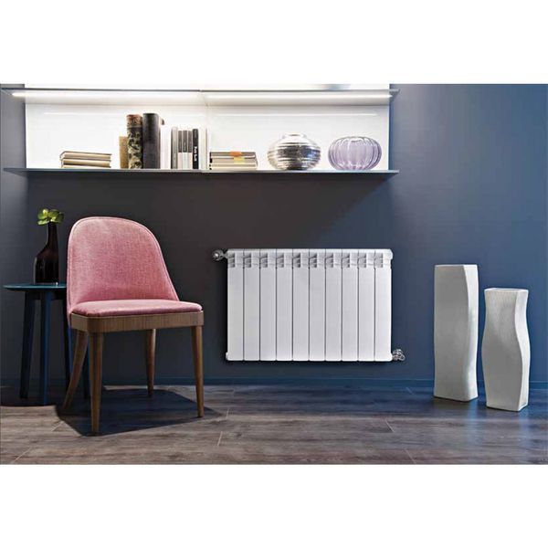 Радиатор отопления алюминиевый (1-секция) DESIDERYO B4 350/100 16 атм &Delta;T 70K 140,1 Ватт NOVA FLORIDA 46560 фото