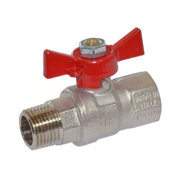79570004 Кран шаровой усиленный MISSOURI &Oslash;1/2&Prime; ВЗ PN40 &ndash;10&deg;C/+95&deg;C &Prime;бабочка&Prime; Idrosanitaria Bonomi 83014 фото
