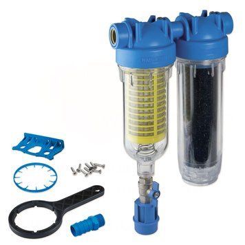 RA6096234 Фильтр HYDRA RAINMASTER DUO &Oslash;1&Prime; (латунь) + картриджи RAH, LA 45&deg;C 8 bar KIT Atlas Filtri srl 104292 фото