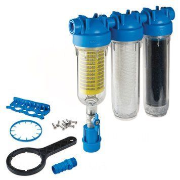 RA6095214 Фильтр HYDRA RAINMASTER TRIO &Oslash;1/2&Prime; (латунь) + картриджи RAH, FA, LA 45&deg;C 8 bar KIT Atlas Filtri srl 104296 фото