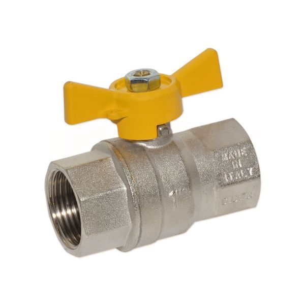 79520004 Кран газовый шаровой MISSUORI GAS &Oslash;1/2&Prime; ВВ &Prime;бабочка&Prime; &ndash;10&deg;C/+60&deg;C Idrosanitaria Bonomi 83116 фото