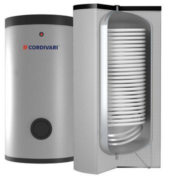 3104162330011 Бойлер 200 л BOLLY&reg; 1 XL (1 теплообмінник, під`єднання по осі) WB (тверда незйомна ізоляція) POLYWARM&reg; Cordivari srl 87222 фото