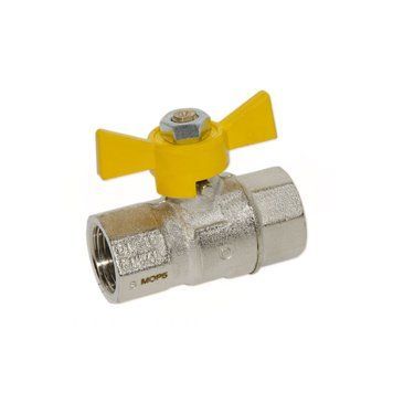 79520008 Кран газовый шаровой MISSUORI GAS &Oslash;1&Prime; ВВ &Prime;бабочка&Prime; &ndash;10&deg;C/+60&deg;C Idrosanitaria Bonomi 83120 фото
