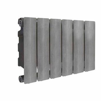 Радіатор опалення 350/100 алюміній (12 секцій) BLITZ SUPER B4 PURE METAL 16 атм &Delta;T 70K 1707 Ват FONDITAL 45177 фото