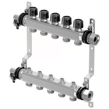 1088047 / 1140865 Колектор (нержавійка) з відсічними кранами Smart S LS &Oslash;1 НГ x 4 х 3/4&Prime; Uponor GmbH 81525 фото