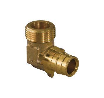 1047877 Коліно латунь Q&E 90&deg; з зовнішньою різьбою &Oslash;32 х 1&Prime; ЗР Uponor GmbH 80292 фото