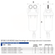 ZA1800735 Фільтр-колба DP BIG S M TS (прозора) &Oslash;1&Prime; IN (пластик) 20&Prime; 45&deg;C 8,3 bar +2 манометра KIT Atlas Filtri s.r.l. 104241 фото 3