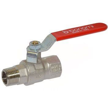 79570108 Кран кульовий посилений MISSOURI &Oslash;1&Prime; ВЗ PN40 &ndash;10&deg;C/+95&deg;C сталева ручка Idrosanitaria Bonomi 83019 фото