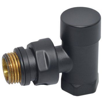 V150410EFS9005O Кран відсікаючий кутовий BLACK MATTE &Oslash;1/2&Prime; COMPACT Carlo Poletti Srl 110309 фото
