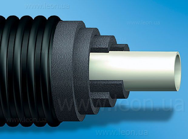 1045877 Попередньоізольована труба PN10 THERMO SINGLE &Oslash;40 x 5,5 мм/175 мм Uponor GmbH 80704 фото