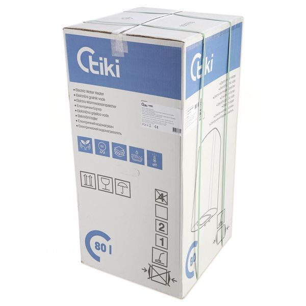 700093 Водонагрівач SUPR ESD 50V9 SMART 2 х 1,0 кВт 50 л 690 x 420 x 445 мм TIKI 43963 фото