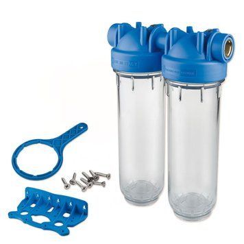 ZA3120680 Фільтр-колби DP DUO TS (прозорі) &Oslash;1&Prime; OT (латунь) 10&Prime; 45&deg; 8 bar KIT Atlas Filtri s.r.l. 104115 фото