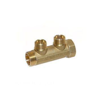 2020050400 Коллектор &Oslash;3/4&Prime; х 2 х 1/2&Prime; ЗР латунь I=36 мм BIANCHI F.LLI SPA 84000 фото