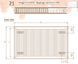 0181446112 Радіатор сталевий Compact Panel 21 TEK 600 x 400 мм бокове підключення De Longhi 117221 фото 2