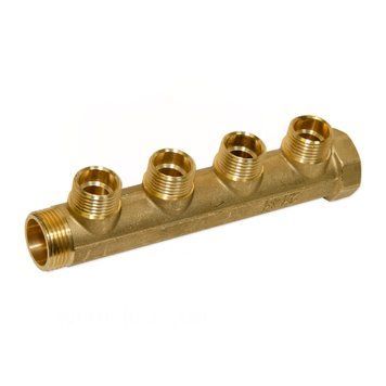 2040050400 Коллектор &Oslash;3/4&Prime; х 4 х 1/2&Prime; ЗР латунь I=36 мм BIANCHI F.LLI SPA 84004 фото