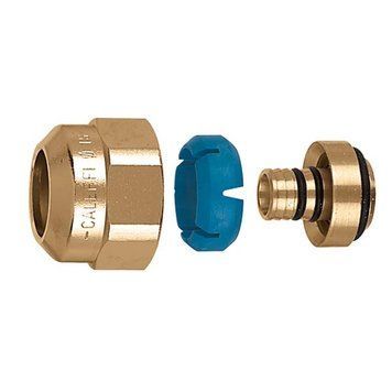 680524 Гайка латунная с ниппелем для пластиковых и МП труб &Oslash;3/4&Prime; x 11,5&divide;12/14-16 мм Caleffi Spa 52547 фото