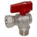 526004040F Кран кутовий &Oslash;1/2&Prime; З х 1/2&Prime; В з накидною гайкою (red/червоний) BIANCHI F.lli S.p.A. 84607 фото 2