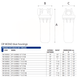 ZA1380302 Фільтр-колба DP MONO AB (блакитна) &Oslash;1/2&Prime; OT (латунь) 10&Prime; 45&deg;C 8 bar KIT Atlas Filtri s.r.l. 104048 фото 2