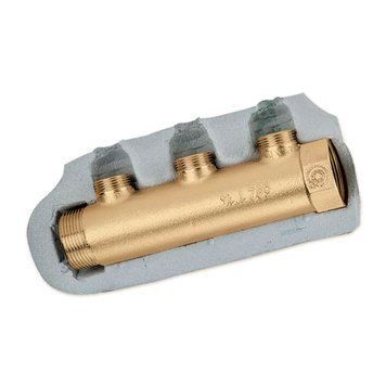 650742 Розподільчий колектор &Oslash;1 1/4&Prime; х 4 х 3/4&Prime;З для систем кондицінування/опалення з ізоляцією 10бар -40&divide;95 &deg;C Caleffi S.p.a 52999 фото