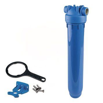 ZA1381409 Фільтр-колба DP MONO AB (блакитна) &Oslash;3/4&Prime; OT (латунь) 20&Prime; 45&deg;C 8 bar KIT ATLAS FILTRI 104054 фото