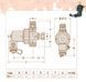 545000 Дешламатор DIRTMAGMINI&reg; &Oslash;3/4&Prime; з магнітом (композит) 3,0 bar 0&ndash;90&deg;C 5 &mu;m Caleffi S.p.a 53162 фото 2