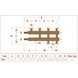 550021 Стальной коллектор &Oslash;1 1/4&Prime; С x 1 1/2&Prime; В (накидные гайки) 2+1 пара 125 мм 10 bar 5&divide;110&deg;C Caleffi Spa 52588 фото 4